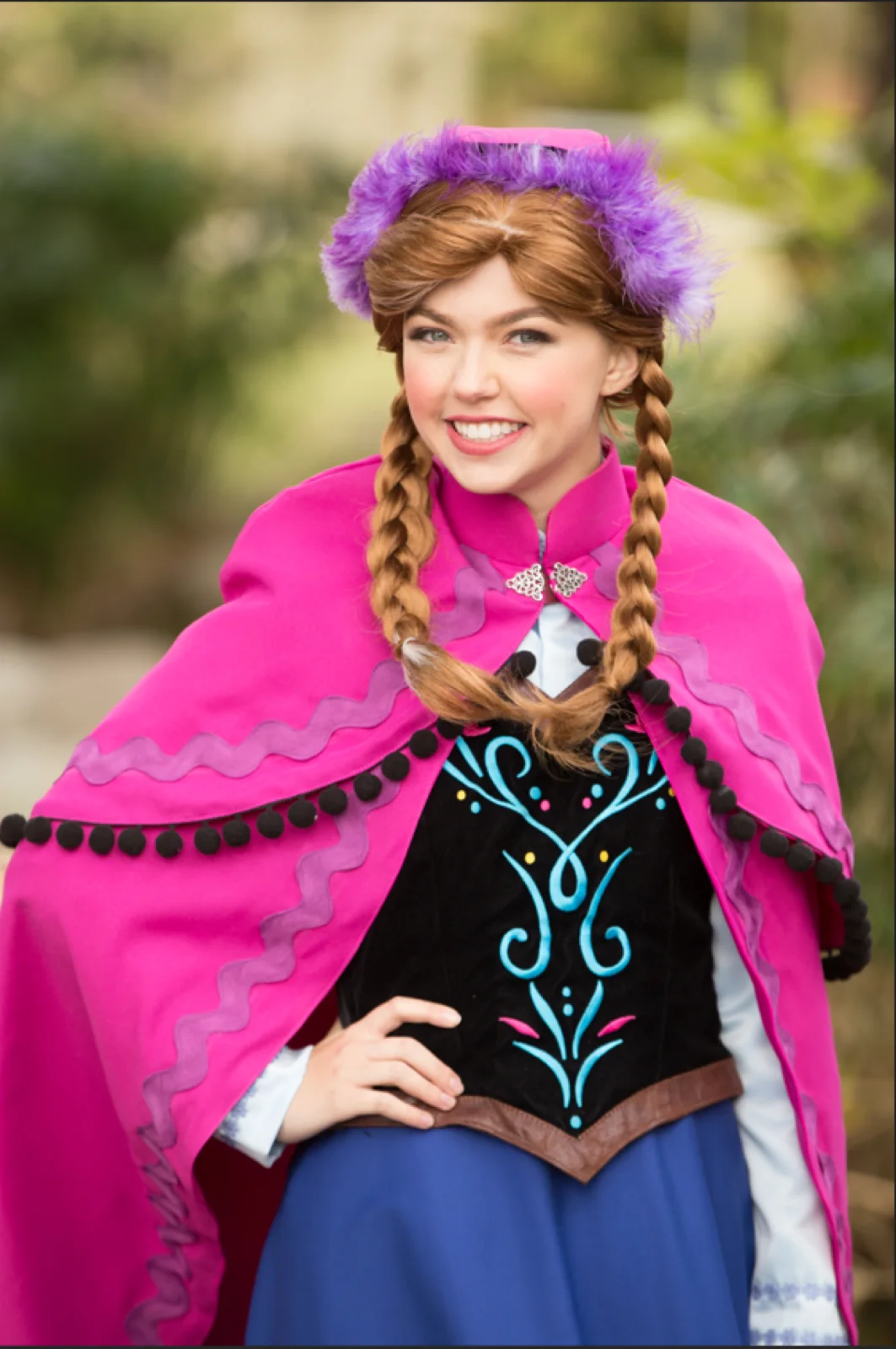 Snow Princess party character in Chicago