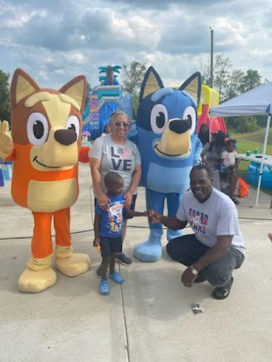 Blue Heeler Pup party character photo 2