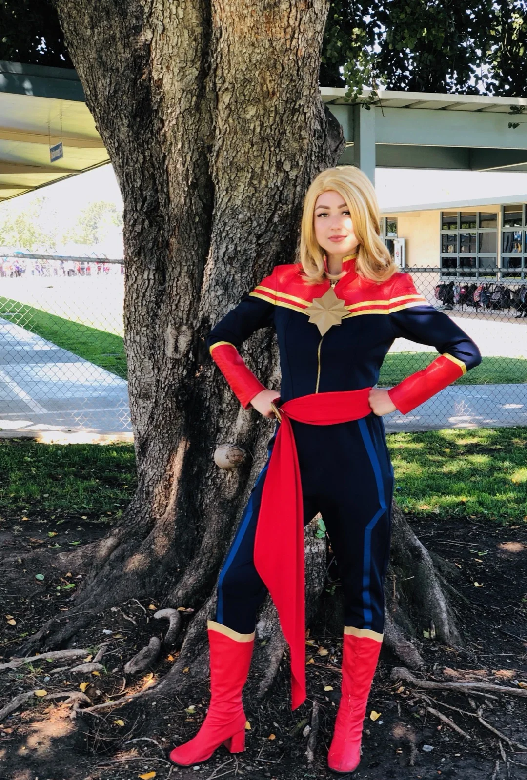 Captain Hero party character in Chicago