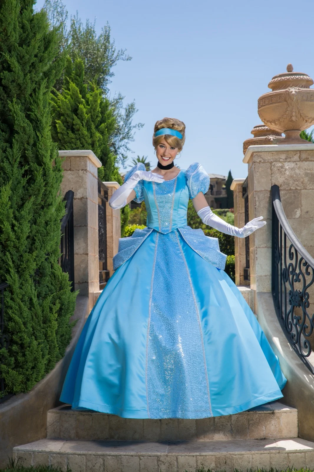 Glass Slipper Princess party character in Chicago