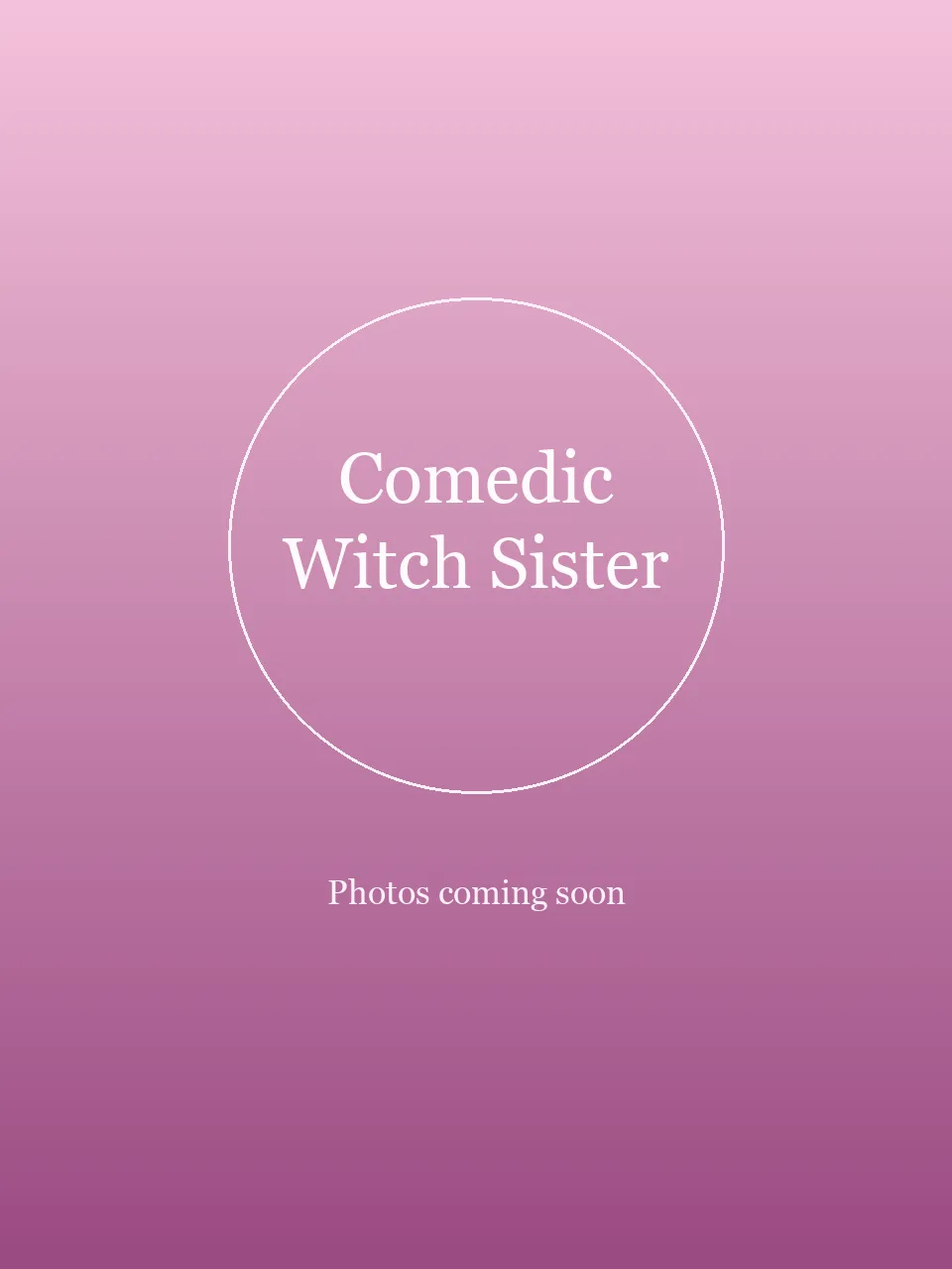 Comedic Witch Sister party character in Chicago