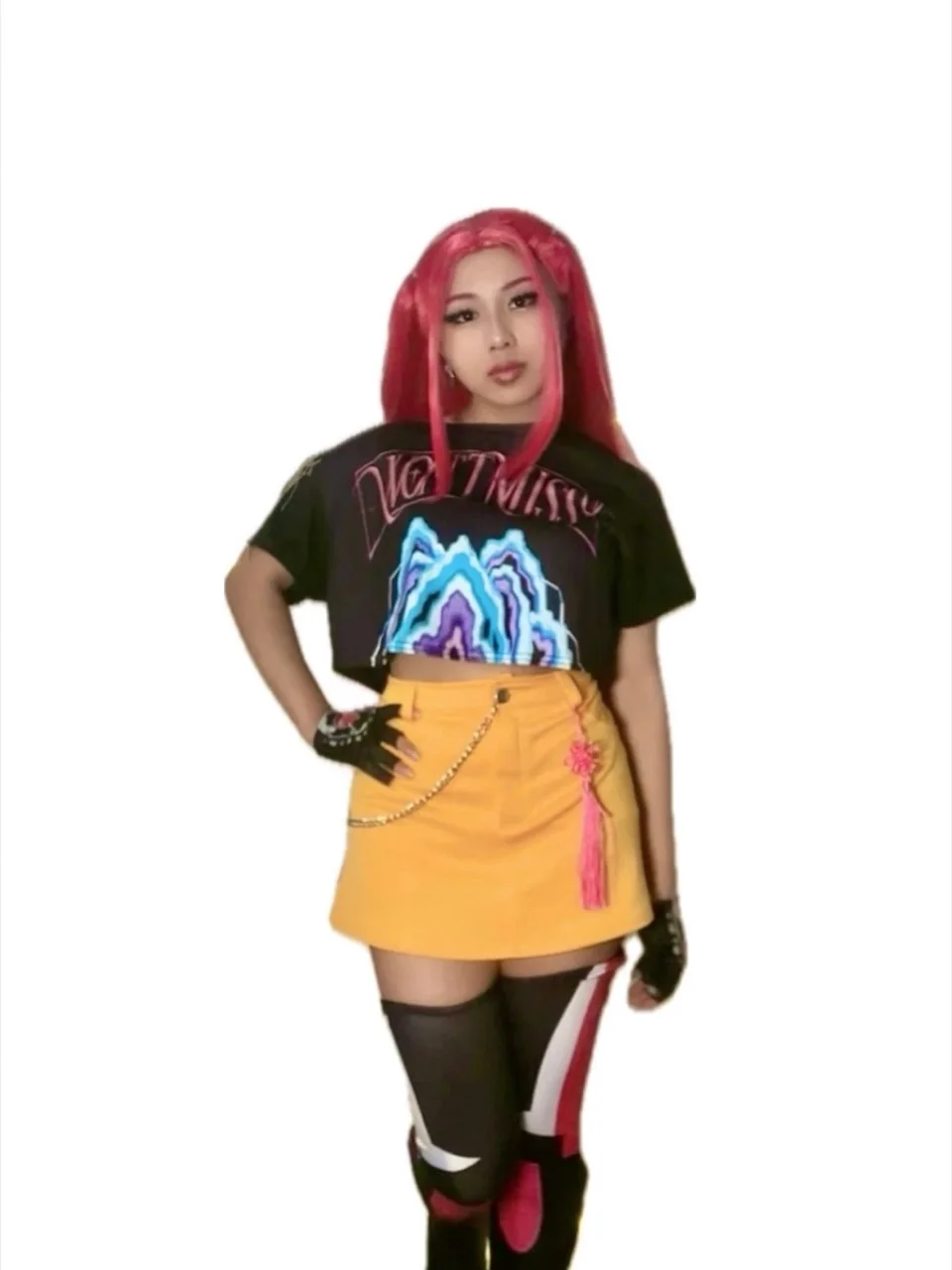 K-Pop Warrior party character in Chicago