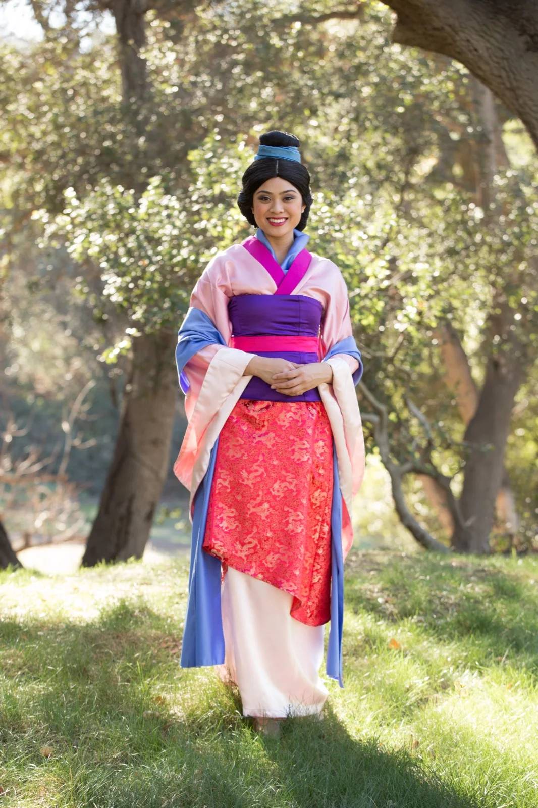 Asian Princess party character in Chicago