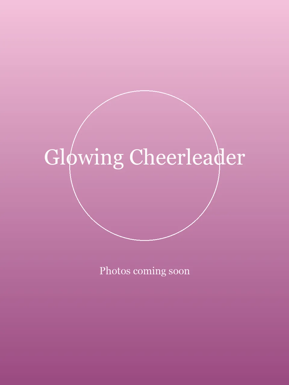 Glowing Cheerleader party character in Chicago