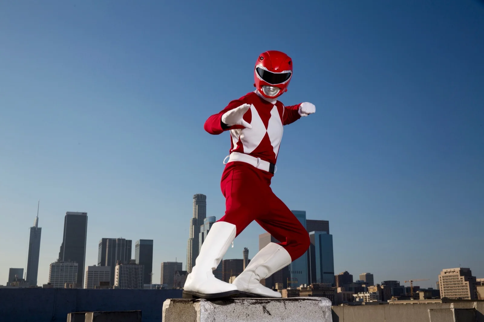 Red Power Hero party character in Chicago
