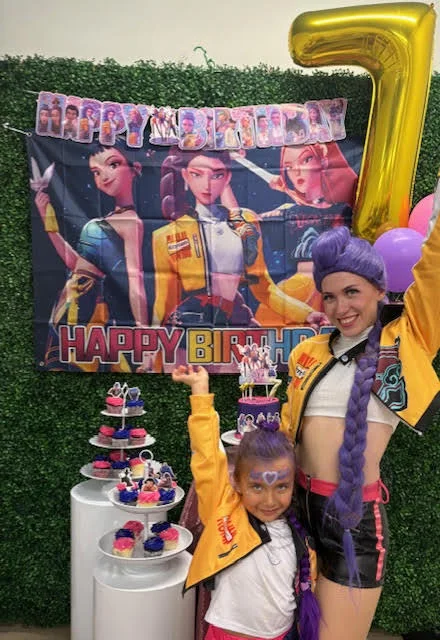 K-Pop Huntress party character in Chicago