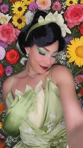 Frog Princess party character in Chicago