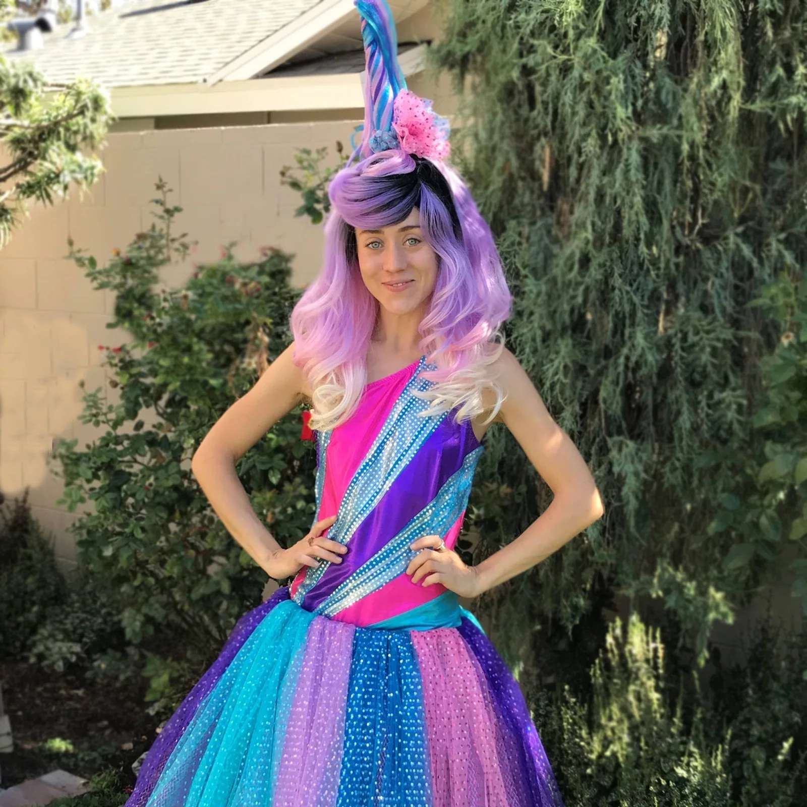 Unicorn Princess party character in Chicago