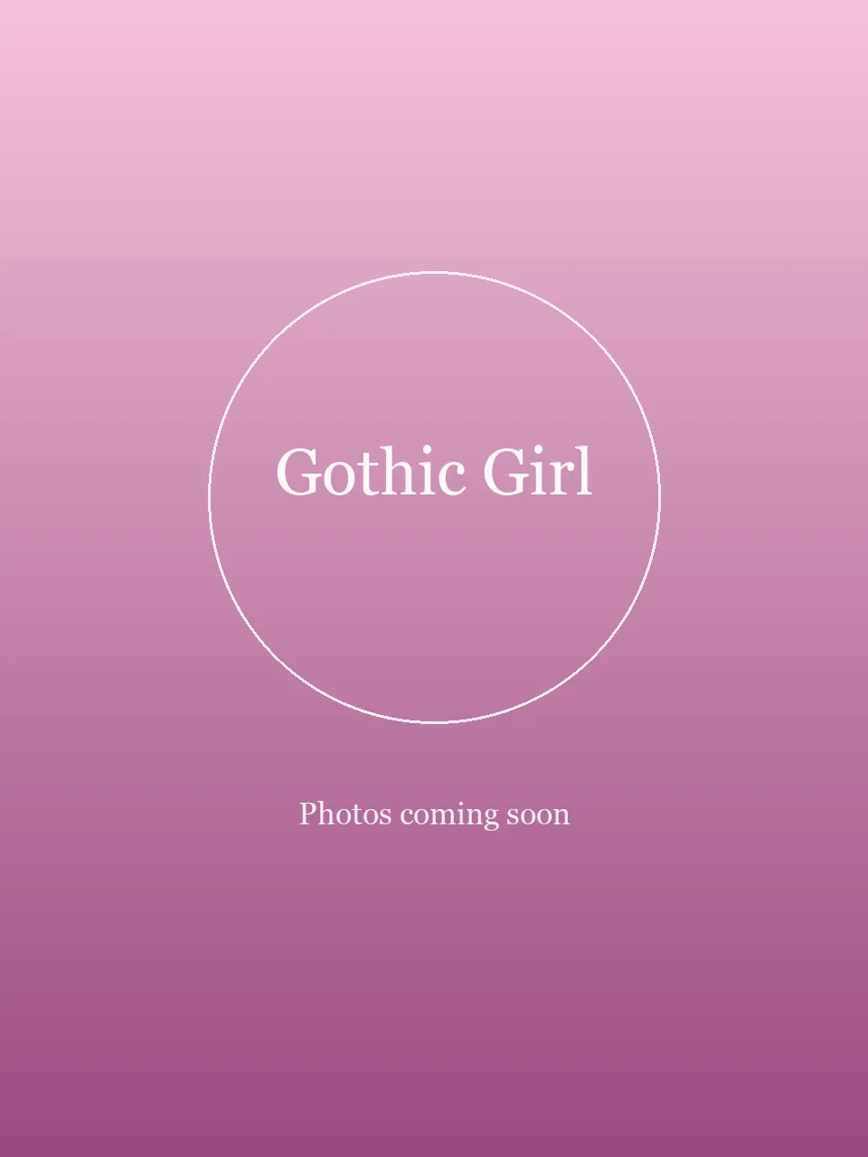 Gothic Girl party character in Chicago