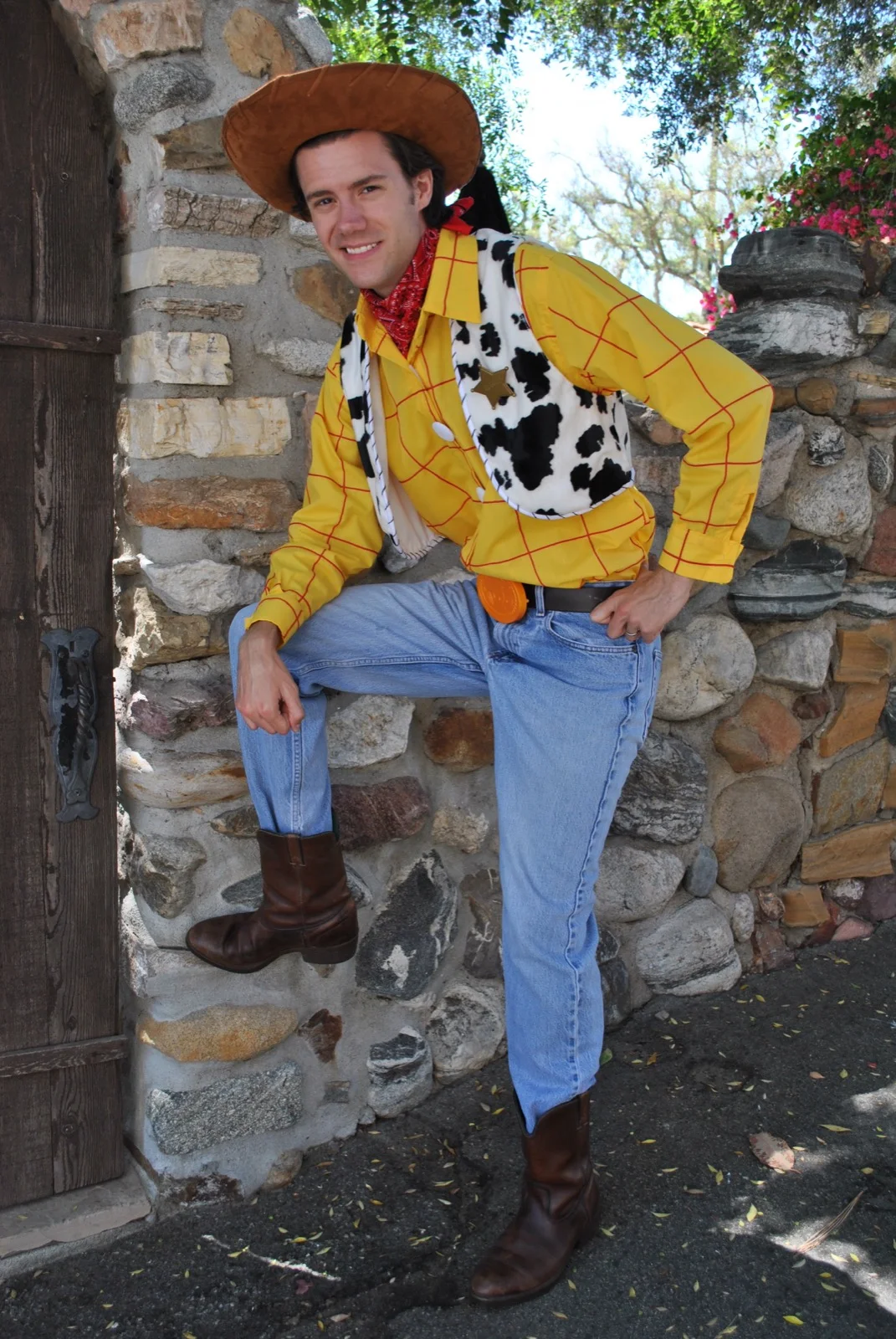 Cow Boy party character in Chicago